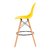 Banqueta Alta Eiffel Eames - Amarela na internet