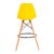 Banqueta Alta Eiffel Eames - Amarela - Decco Móveis 