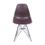 Cadeira Eiffel Eames Cromada - Café - comprar online