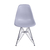 Cadeira Eiffel Eames Cromada - Cinza - comprar online