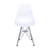 Cadeira Eiffel Eames Cromada - Branca - comprar online