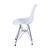 Cadeira Eiffel Eames Cromada - Branca na internet