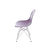 Cadeira Eiffel Eames Cromada - Roxa na internet
