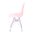 Cadeira Eiffel Eames Cromada - Salmão - comprar online
