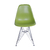 Cadeira Eiffel Eames Cromada - Verde - comprar online