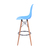 Banqueta Alta Eiffel Eames - Azul - comprar online