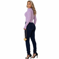 Calça Jeans feminina Skinny Com Dois Botões Revanche Hegang - comprar online