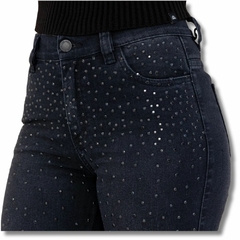 Calça Feminina Jeans preto com brilho Revanche - comprar online