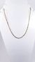 CHOKER MALHA SNAKE 3MM BANHADA A OURO 18K