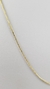 CORRENTE VENEZIANA 0,8MM X 50CM BANHADA A OURO 18K - comprar online