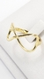 ANEL INFINITO GRANDE BANHADO A OURO 18K - comprar online