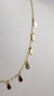 CHOKER COM CHAPINHAS GOTA BANHADA A OURO 18K - comprar online