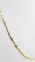 CORRENTE PIASTRINI 2,5MM x 50CM BANHADA A OURO 18K - comprar online