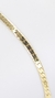 PULSEIRA MALHA FITA FLAT DE 4,5MM BANHADA A OURO 18K - comprar online