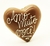 Coração de chocolate personalizado 250g