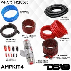 Kit de cables 4 gauges DS18 , instalación de audio - comprar online