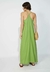 Vestido lino liviano verde - comprar online