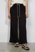Pantalón ancho elastizado negro - comprar online