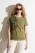 Remera Print Verde