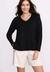 Sweater Lynn Escote En V - Glamurbano