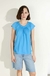 Remera Escote Con Trenza - tienda online