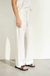 Pantalón Alforzas Blanco - comprar online