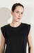 Remera Pack x2 - 1 Jersey Rayado, 1 Negro - Glamurbano