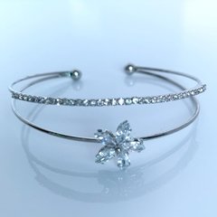 Bracelete delicado com zircônia - Fêmina Acessórios