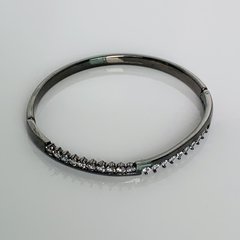 Bracelete ródio com zircônia - comprar online