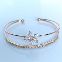 Bracelete delicado com zircônia - loja online