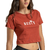 CAMISETA CROPPED RUSTY PALM FEMININA