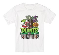 Camiseta Plants Vs Zombies Infantil Meninos Meninas Camisa