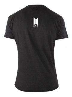 Camiseta Bts Love Yourself Kpop Camisa Masculina Preta - comprar online