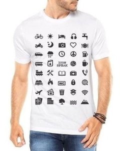 Camiseta Masculina 40 Icon Viajante Viagem Manga Curta - Anuncio Clothing