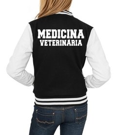 Jaqueta Faculdade Medicina Veterinária Moletom Curso na internet