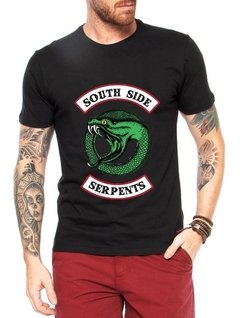 Camisa Riverdale Serpentes Masculina Camiseta Série Nova