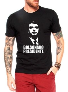 Camisa Bolsonaro Presidente 2019 Camiseta Blusa Preta