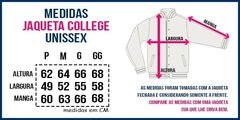 Jaqueta College Letra P Masculino Feminino Moletom - Anuncio Clothing