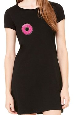 Vestido Donut Estampa Mini Feminino Tumblr Personalizado