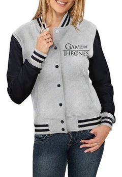 Jaqueta College Feminina Game Of Thrones Winter Is Coming - Anuncio Clothing