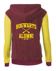Jaqueta College Harry Potter Hogwarts Feminina Moletom Blusa - comprar online