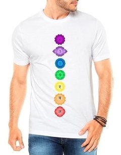 Camisa 7 Chakras Esotérica Equilíbrio Camiseta Masculina