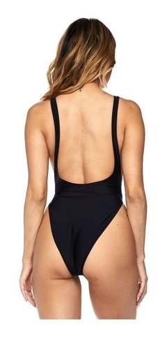 Maiô Criativa Urbana Cavado Sexy Moda Verão Liso Preto - comprar online