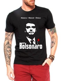 Camisa Bolsonaro Presidente Camiseta Blusa Honra Preta