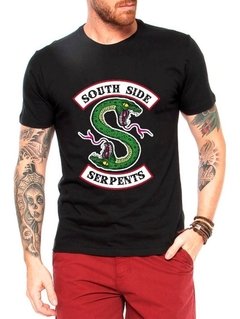 Camiseta Riverdale Serpentes Masculina Preta Série Serpents