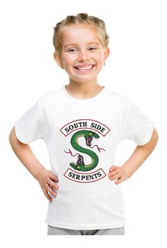 Camiseta Riverdale Infantil Serpentes Do Sul Série Menina