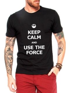 Camisa Use The Force Masculina Camiseta Blusa Star Wars