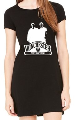 Vestido Supernatural Winchester Curto Verão Feminino Série