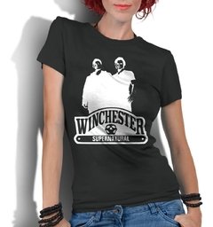 Camiseta Winchester Supernatural Serie Blusa Feminina Tumblr