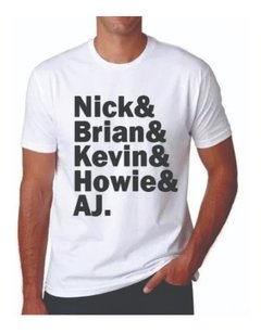 Camiseta Backstreet Boys Integrantes Dna Tour Masculina - Anuncio Clothing